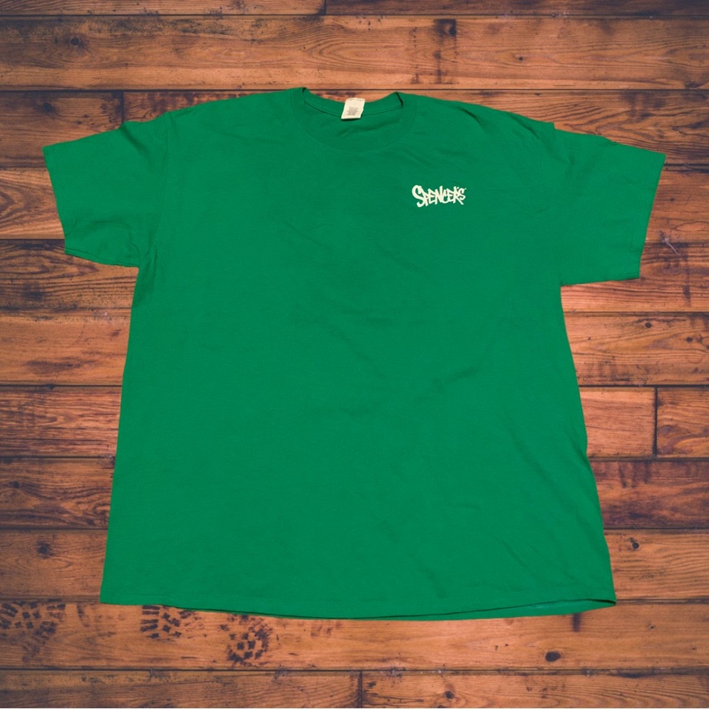 Spencer’s Employee Shirt Saint Paddy’s Day Get Lucky Funny Promo Halloween